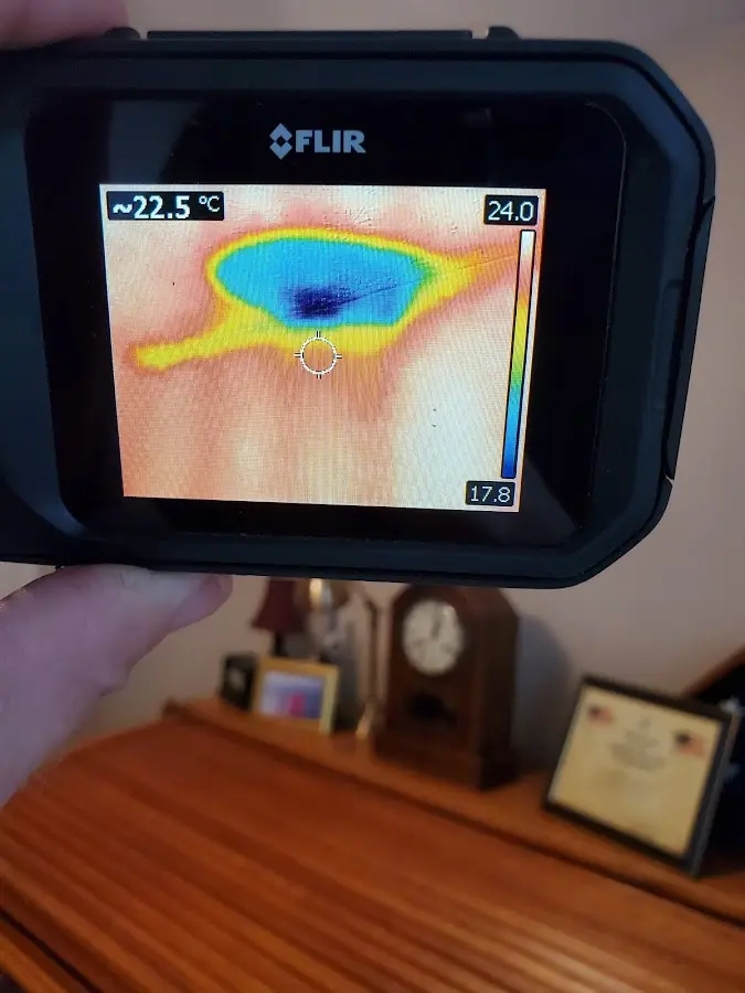 Thermal imaging inspection for water damage in Sarasota Springs
