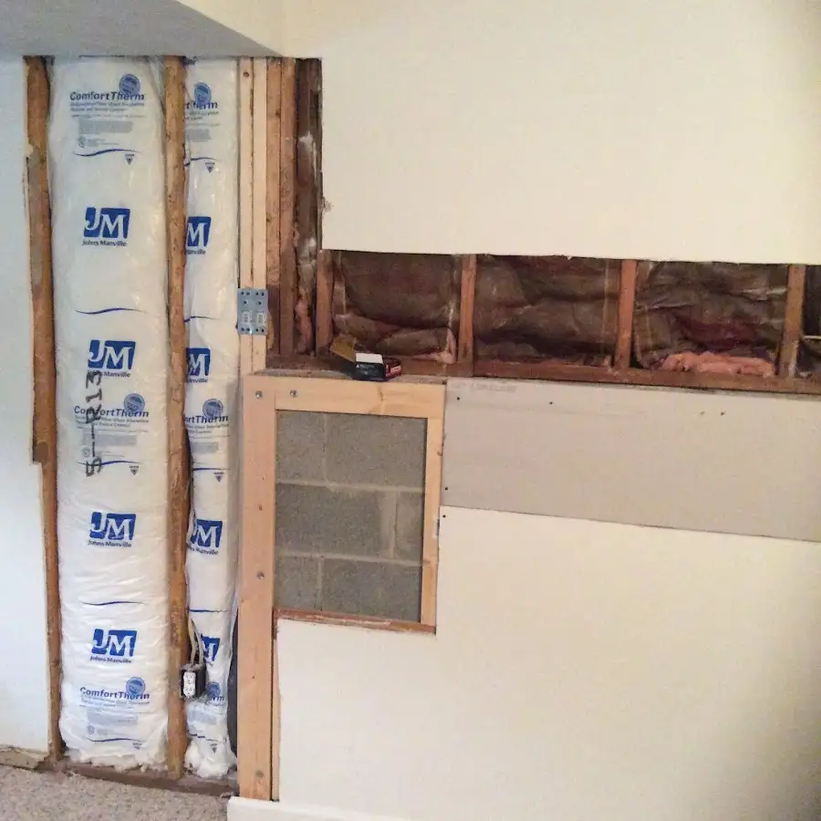 Wall insulation replacement during Structural Drying in Sarasota Springs